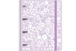 CARPEBLOC CARCHIVO FOAM 360 PRINT PP A4+ 4 an.MIXTAS 35mm con REC. 100 hj. CUADRIC.5x5 MALVA